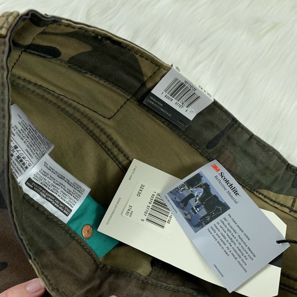 Levi's Green Camo 511 Men's Slim Pants Jeans - Picture 4 of 5